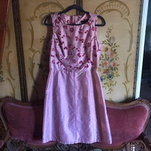 Elegant Pink Floral Dress